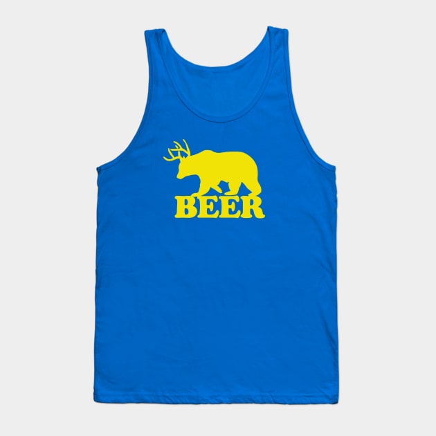 Funny "Beer" Design Tank Top by robotface